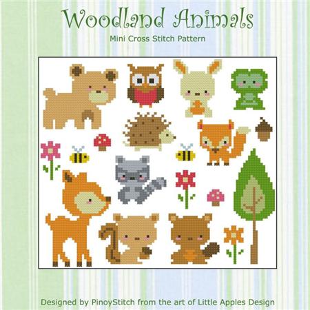 click here to view larger image of Woodland Animals Collection (chart)