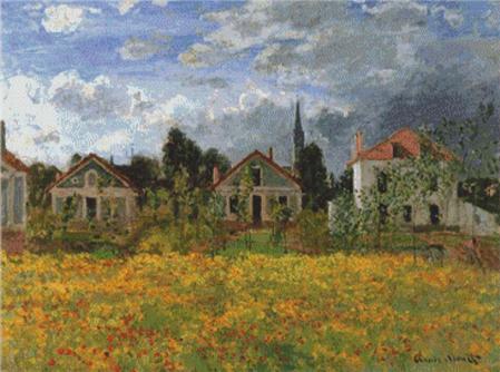 Houses at Argenteuil (Claude Monet)