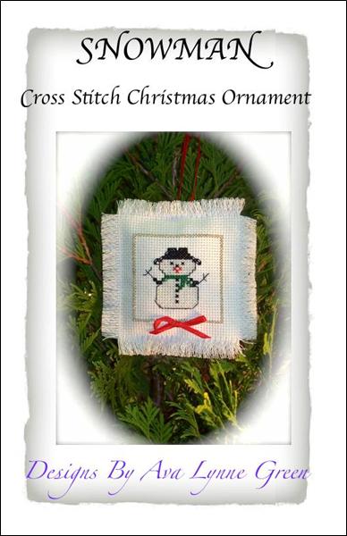 click here to view larger image of Snowman Christmas Ornament (chart)