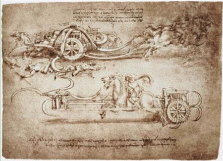 Scythed Chariot  (Leonardo da Vinci)