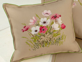 Cushion With Flowers
