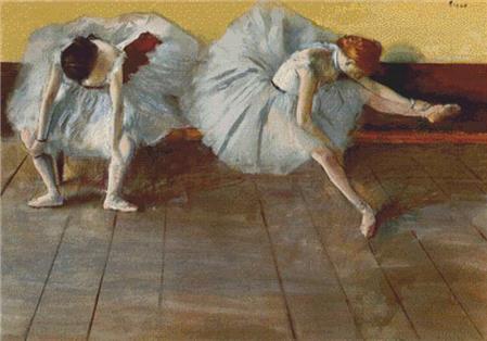 Two Ballet Dancers  (Edgar Degas)