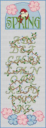 click here to view larger image of Springtime Sampler (chart)