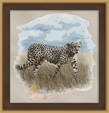 click here to view larger image of Cheetah Watercolor (chart)