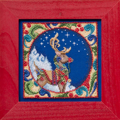 click here to view larger image of Reindeer - Jim Shore 2014 (counted cross stitch kit)