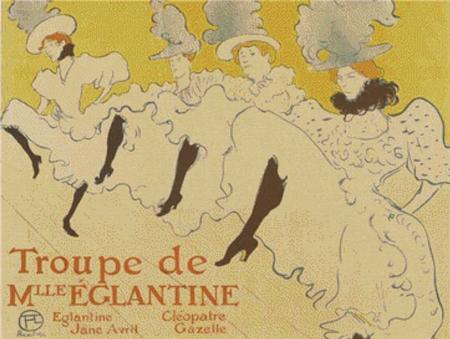 Troupe de Mlle Elegantine (Affiche)   (Henri de Toulouse-Lautrec)
