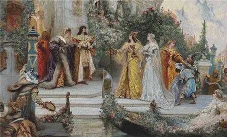 The Arrival of the Guests, Venice  (Georges Jules Victor Clairin)