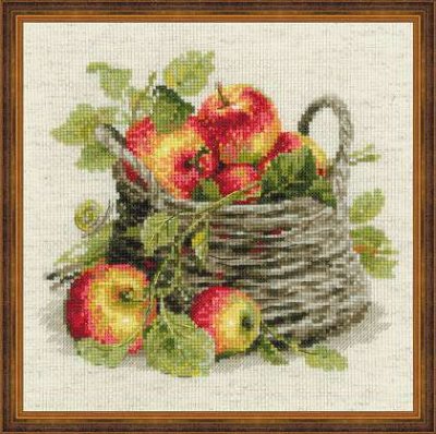 click here to view larger image of Ripe Apples (counted cross stitch kit)