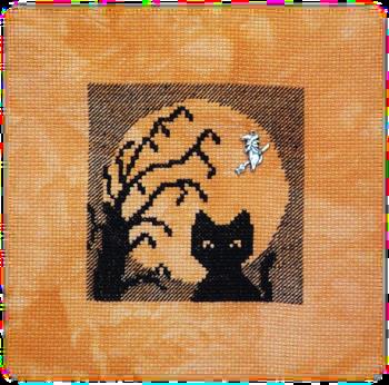 Halloween Silhouette 2014 - Cat in the Moon