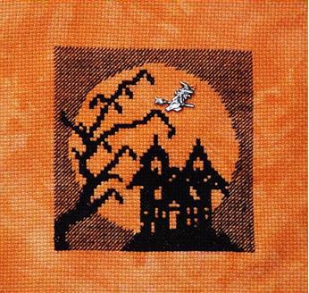Halloween Silhouette 2014 - Haunted House in the Moon