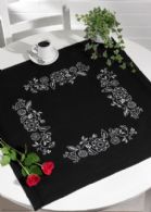 White Flowers Table Cloth