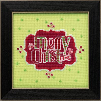 click here to view larger image of Merry Christmas - Amylee Weeks (counted cross stitch kit)