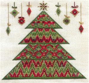Bargello Christmas Tree (Includes Embellishments)