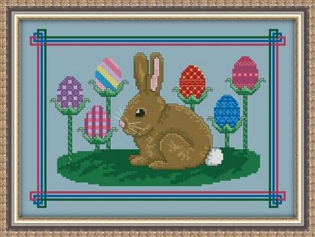 An Easter Bunnys Garden