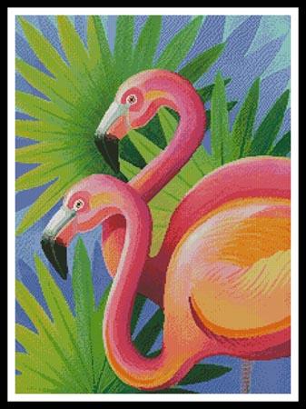 click here to view larger image of Flamingos (Johnny Karwan) (chart)
