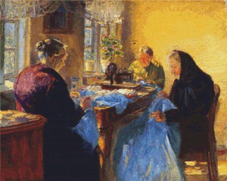 Three Old Seamstresses  (Anna Ancher)
