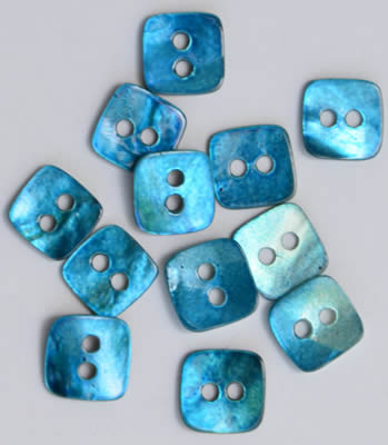 Seabreeze Mini Square Mother of Pearl Buttons