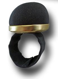 Bohin Pin Cushion Black Slap Bracelet