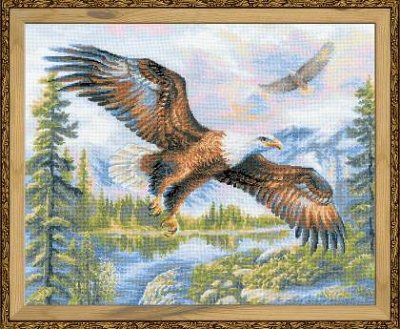 click here to view larger image of Free Fall (counted cross stitch kit)