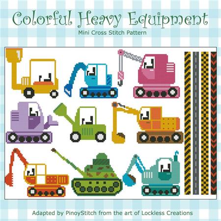click here to view larger image of Colorful Heavy Equipment (chart)