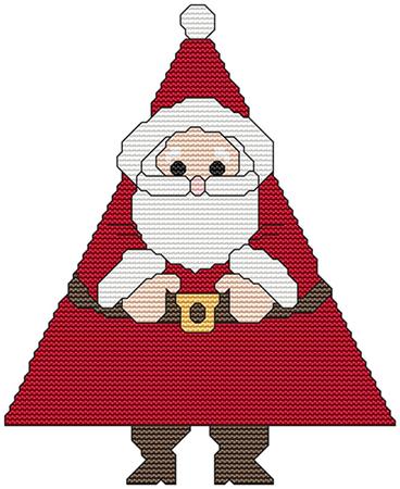 Triangle Santa