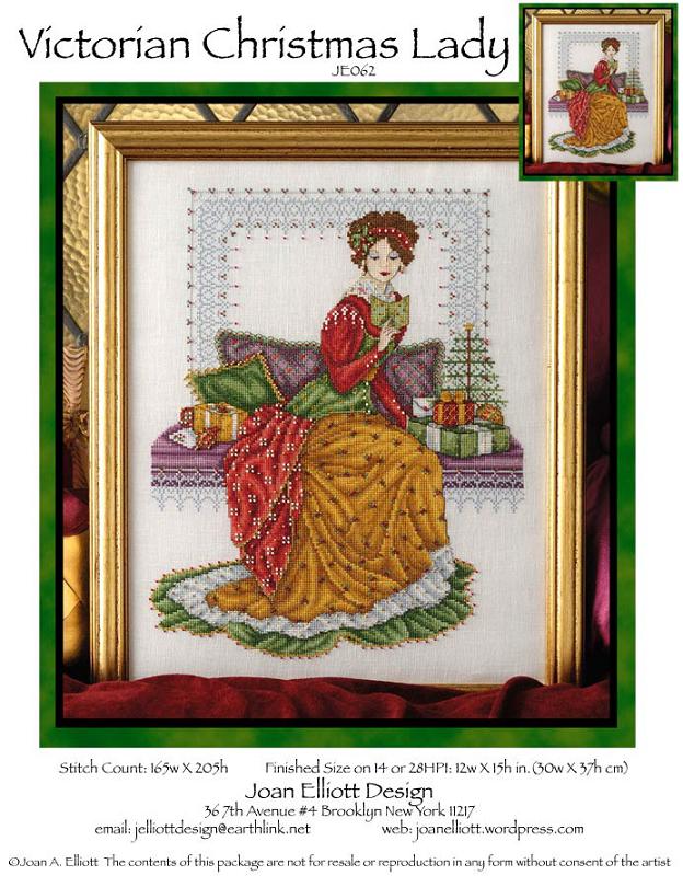 click here to view larger image of Victorian Christmas Lady (chart)