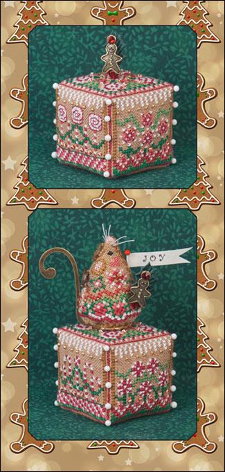 Gingerbread Garden Cube (includes embellishments)