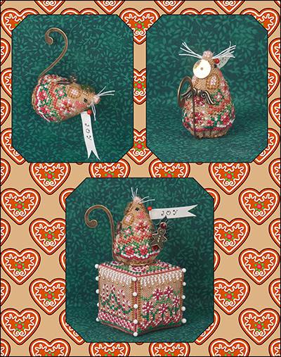 Gingerbread Angel Mouse (includes embellishments) - Limited Edition Ornament