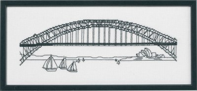 click here to view larger image of Harbour Bridge (counted cross stitch kit)