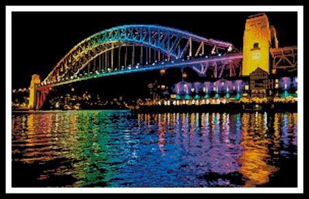 click here to view larger image of Vivid Sydney Harbour Bridge (chart)