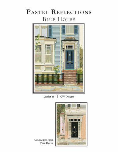 click here to view larger image of Pastel Reflections - Blue House (chart)