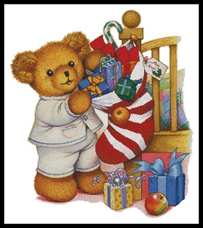 Christmas Teddy Boy  (Carol Lawson)