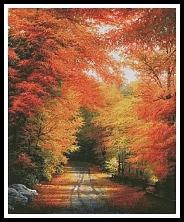 click here to view larger image of Autumn in New England  (Charles White) (chart)