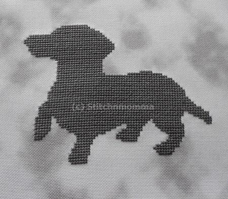 click here to view larger image of Dachshund Silhouette (chart)
