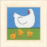 click here to view larger image of Duck and Ducklings (counted cross stitch kit)