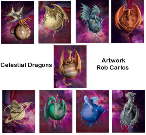 Celestial Dragons - No Backgrounds