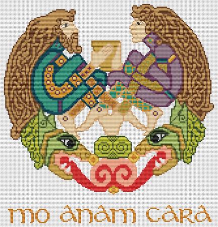 click here to view larger image of Mo Anam Cara Knotwork (chart)