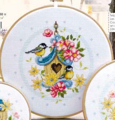 click here to view larger image of Our Bird House (counted cross stitch kit)