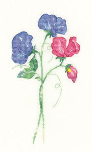 click here to view larger image of Sweet Peas - Sue Hill Flowers (chart only) (chart)