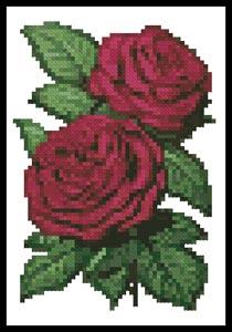 click here to view larger image of Mini Pink Roses 5 (chart)