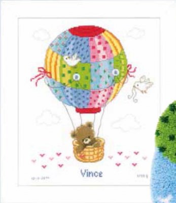 click here to view larger image of Hot Air Balloon (counted cross stitch kit)