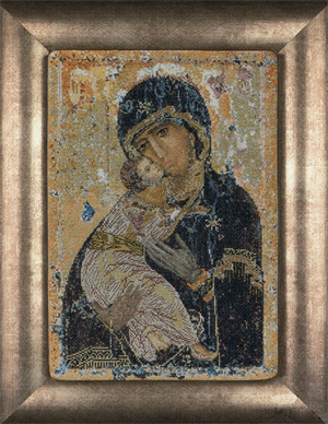 click here to view larger image of Our Lady of Vladimir (Aida) (counted cross stitch kit)