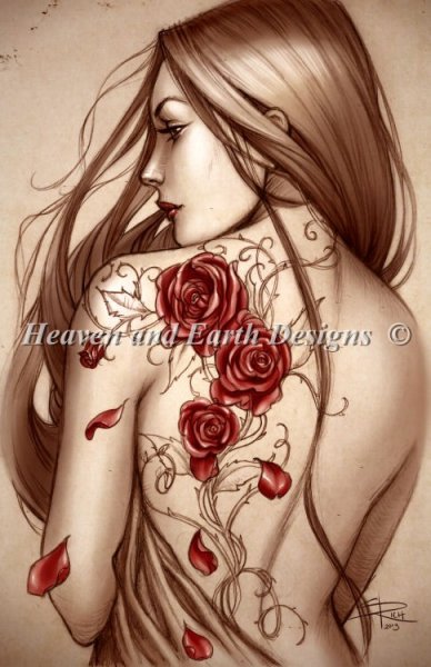 click here to view larger image of Rose Tattoo (chart)