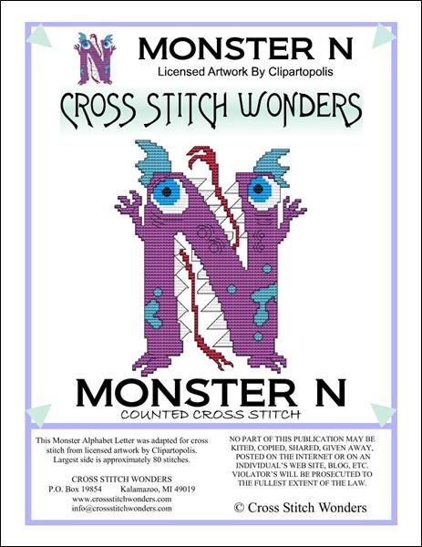 Monster Letter N