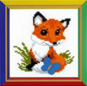 click here to view larger image of Little Fox (counted cross stitch kit)