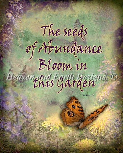 click here to view larger image of Seeds of Abundance (chart)