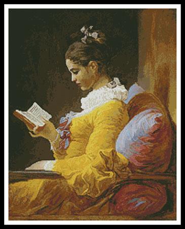 Young Girl Reading  (Jean-Honore Fragonard)