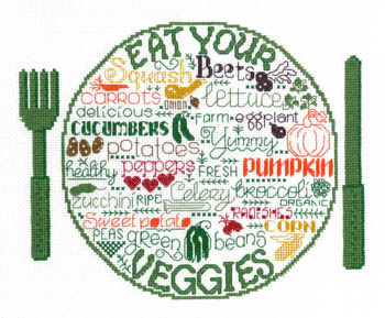 click here to view larger image of Let's Eat Veggies (chart)