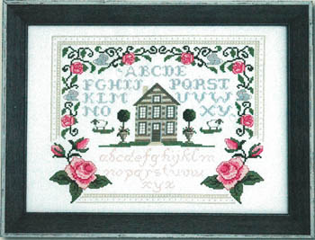click here to view larger image of Roses and Bunnies Sampler (chart)