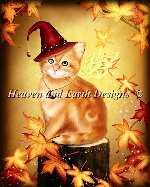 click here to view larger image of Autumn Cat Magic (chart)